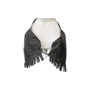 Women's Halter Bra With Beads & Fringes