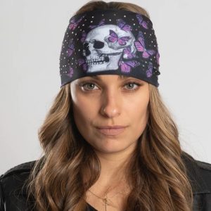 Skull Butterflies Soaker Band