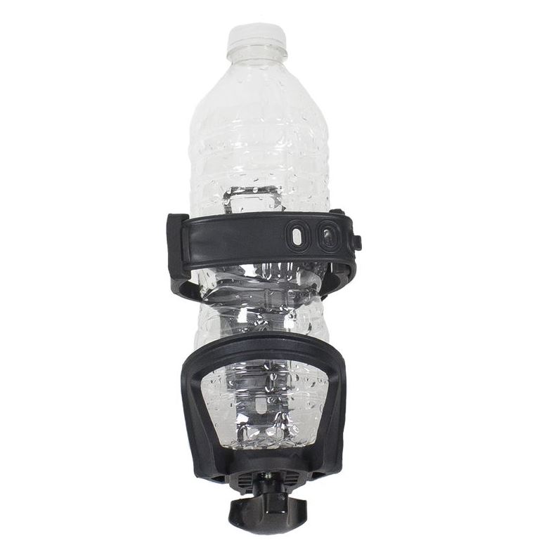 Black Adjustable Bottle & Drink Holder