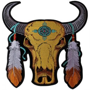Buffalo and Feathers Patch