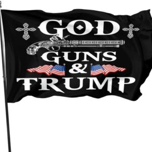 God, Guns, & Trump Flag
