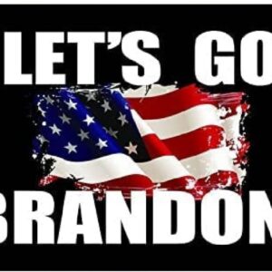Let's Go Brandon With Wave Flag