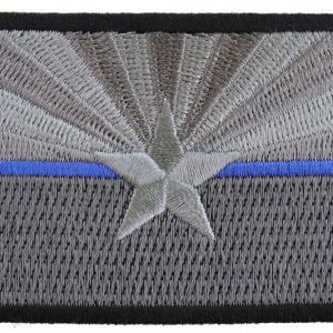 Arizona State Flag Blue Line Police Patch