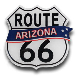 Route 66 Shield with Arizona Banner Pin