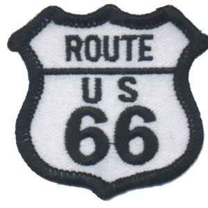 ROUTE 66 Shield Embroidered Patch