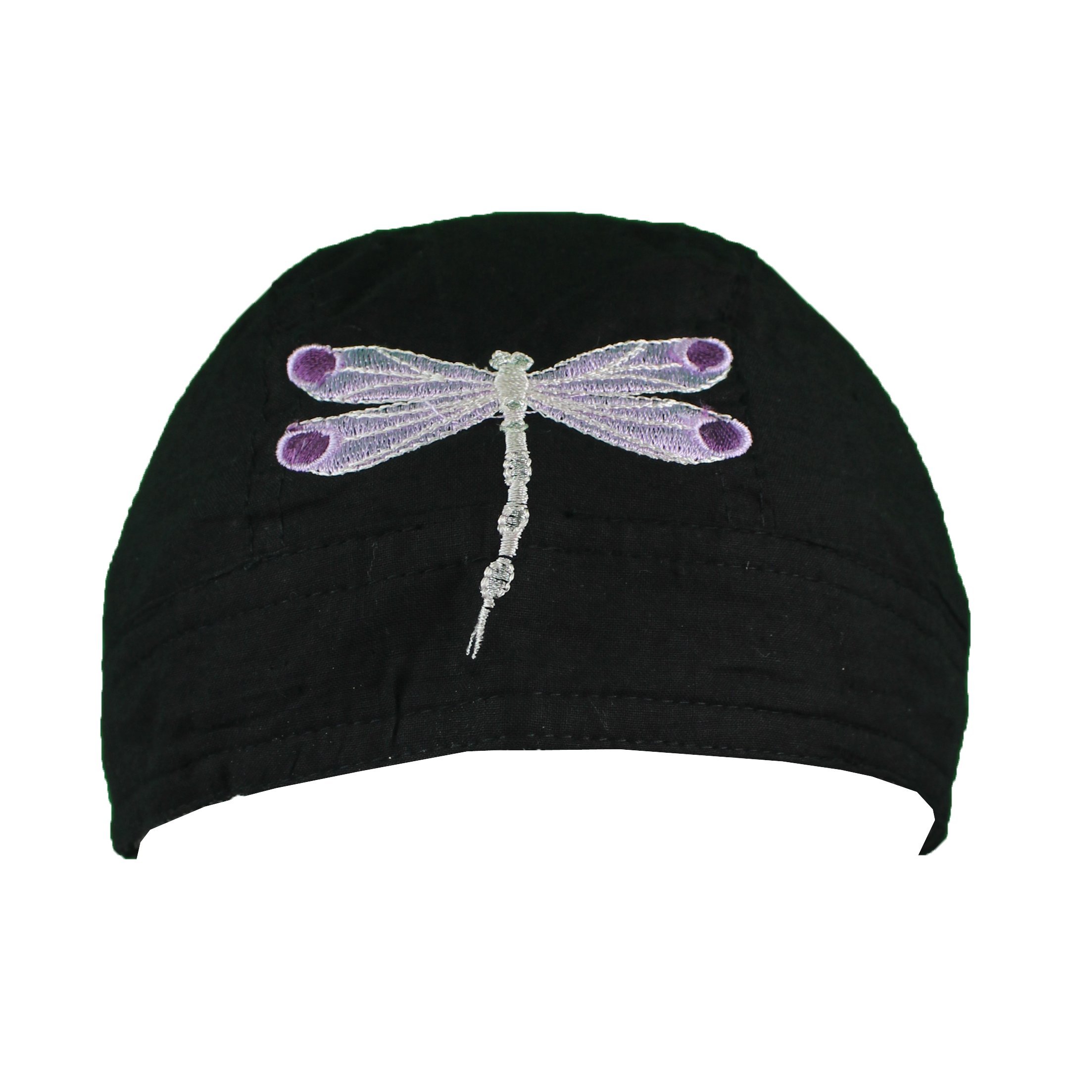 Purple Dragonfly Doorag back
