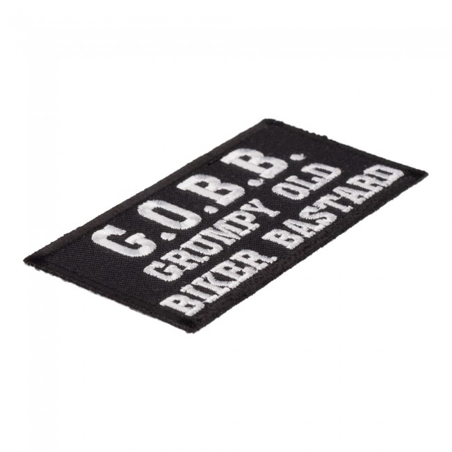 G.O.B.B. Grumpy Old Biker Bastard Patch