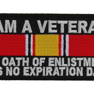 I Am A Veteran My Oath Has No Expiration Date Patch