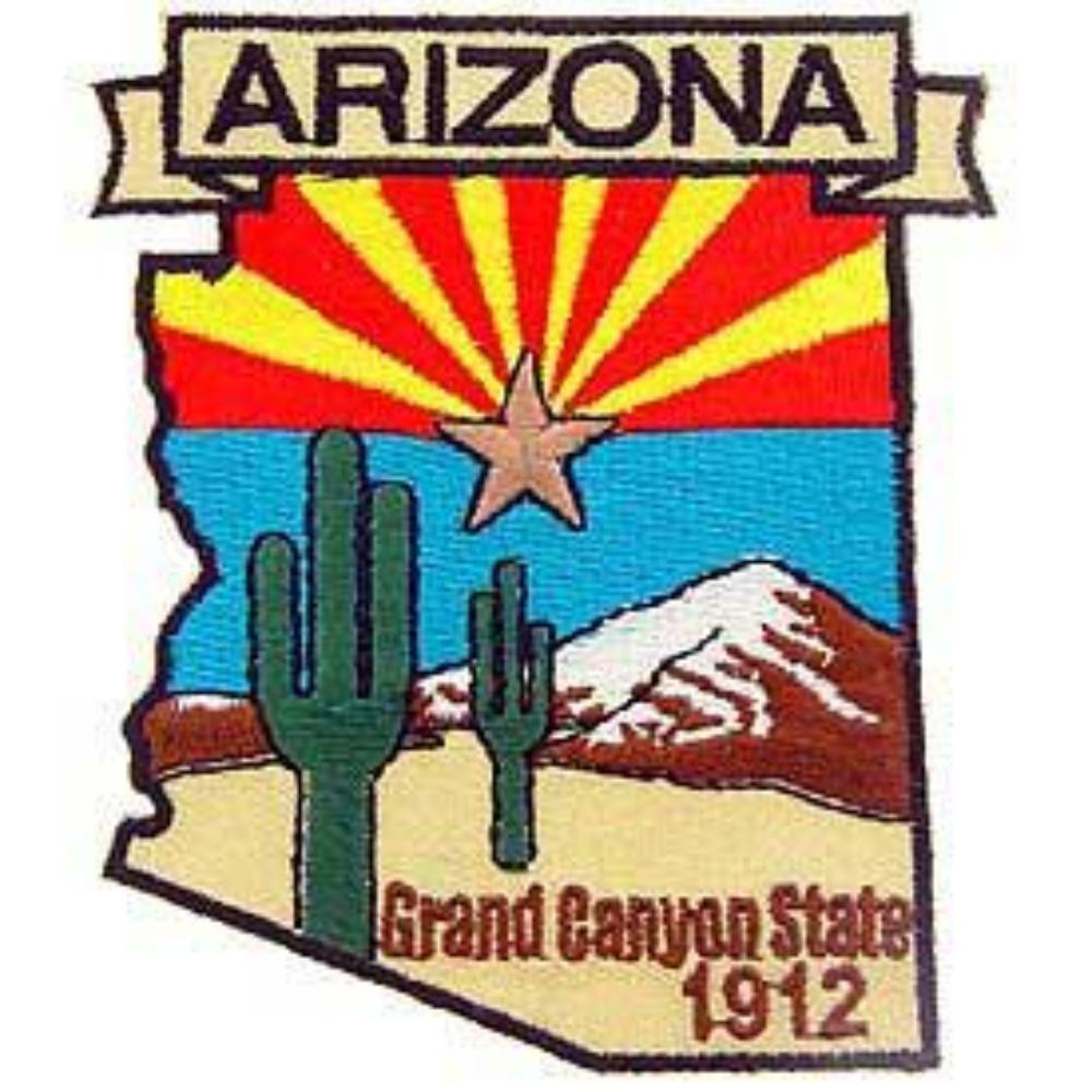 Arizona State Map Patch