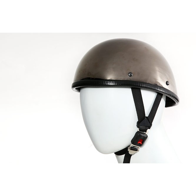 Black Chrome Eagle Shiny Motorcycle Helmet