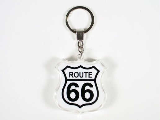 Route 66 Flashlight Key Chain
