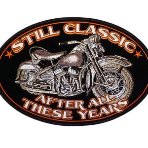 Classic Bike Oval Patch
