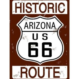 Historic Route 66 Arizona Sepia Magnet