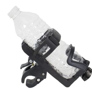 Black Adjustable Bottle & Drink Holder