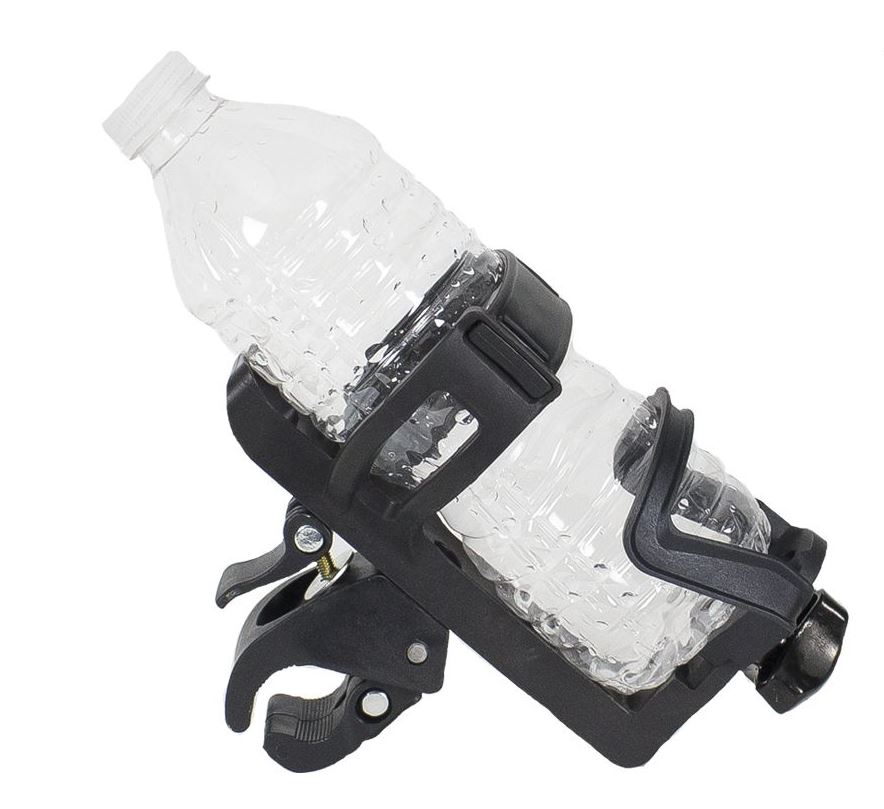 Black Adjustable Bottle & Drink Holder