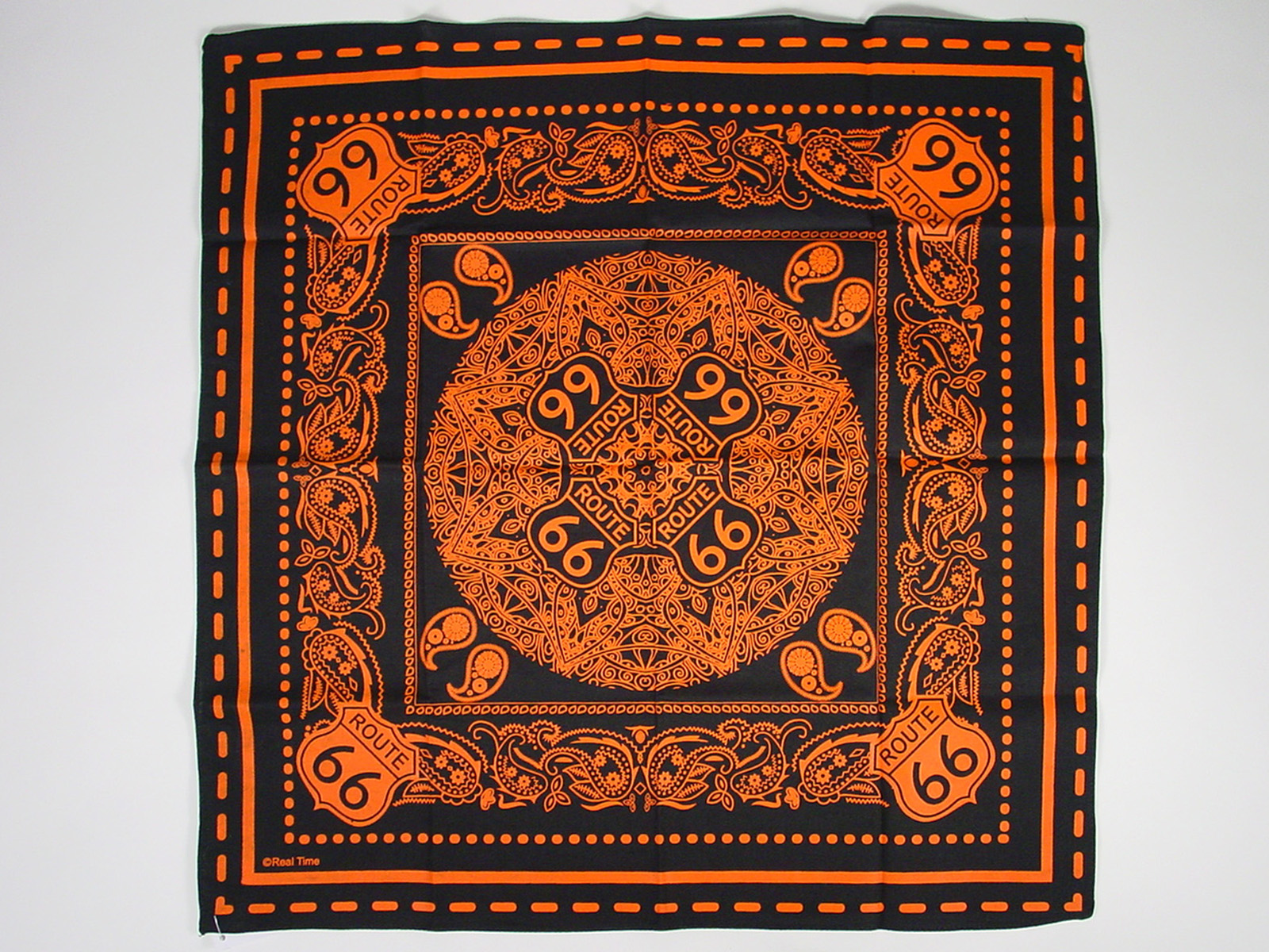 Route 66 Orange Bandana