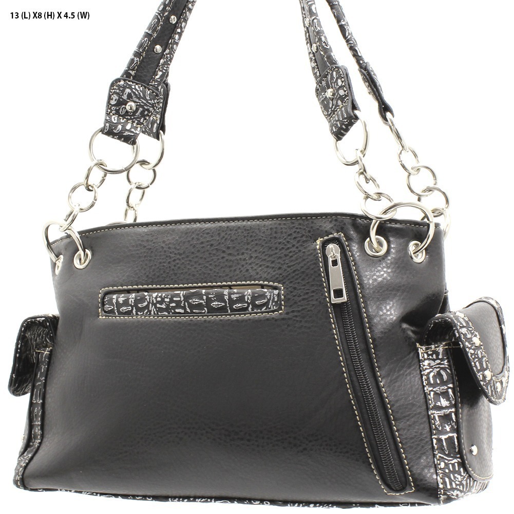 Rhinestone Skull & Crossbones CCW Handbag