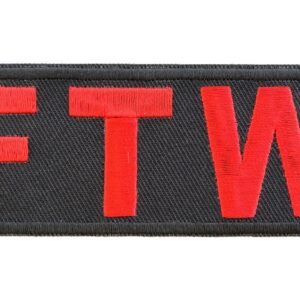 FTW Red Biker Patch