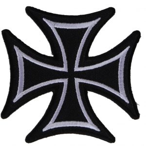 Biker Maltese Cross Patch
