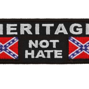 Heritage Not Hate Rebel Flag Patch