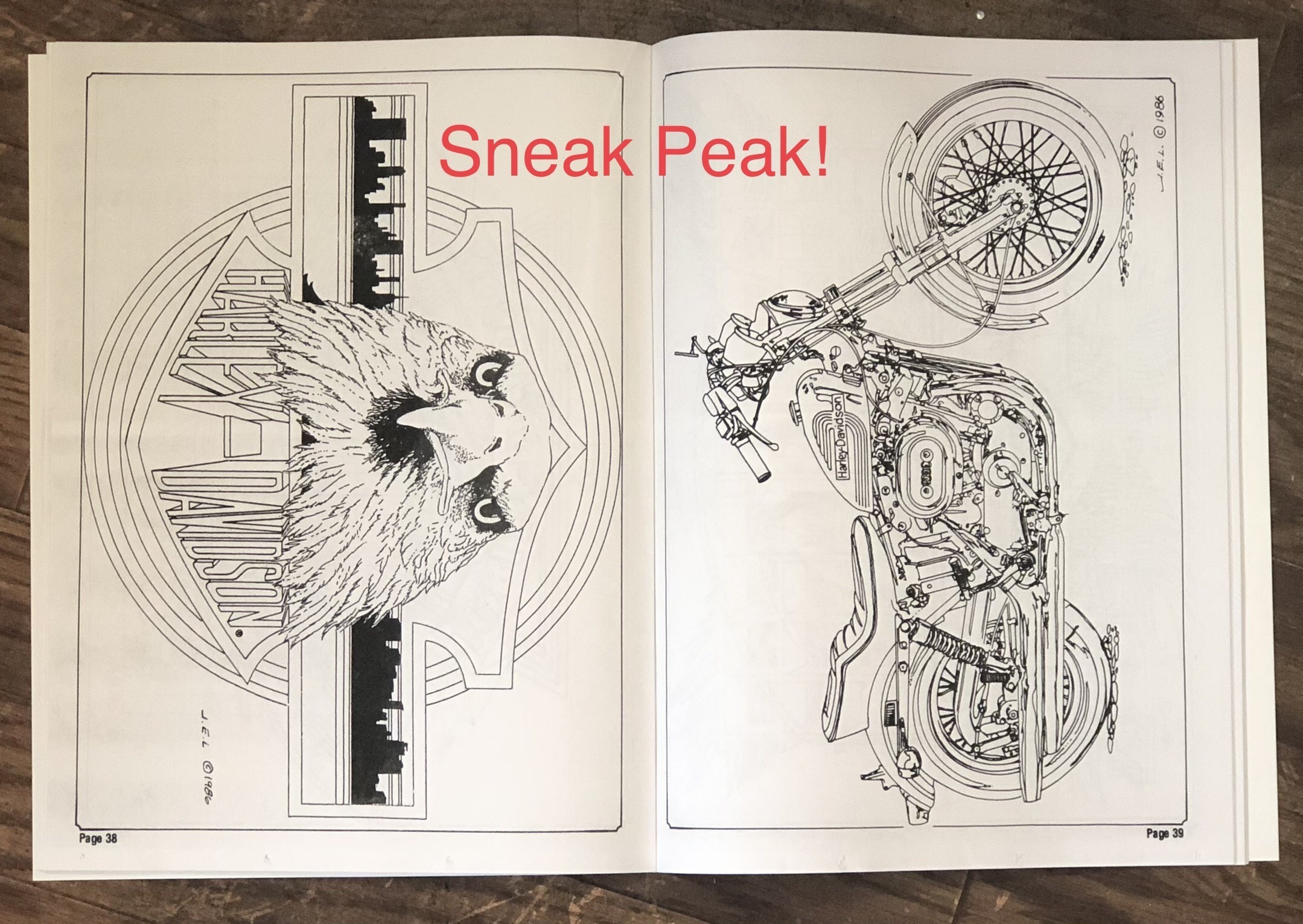 Harley-Davidson Collectors Edition Coloring Book
