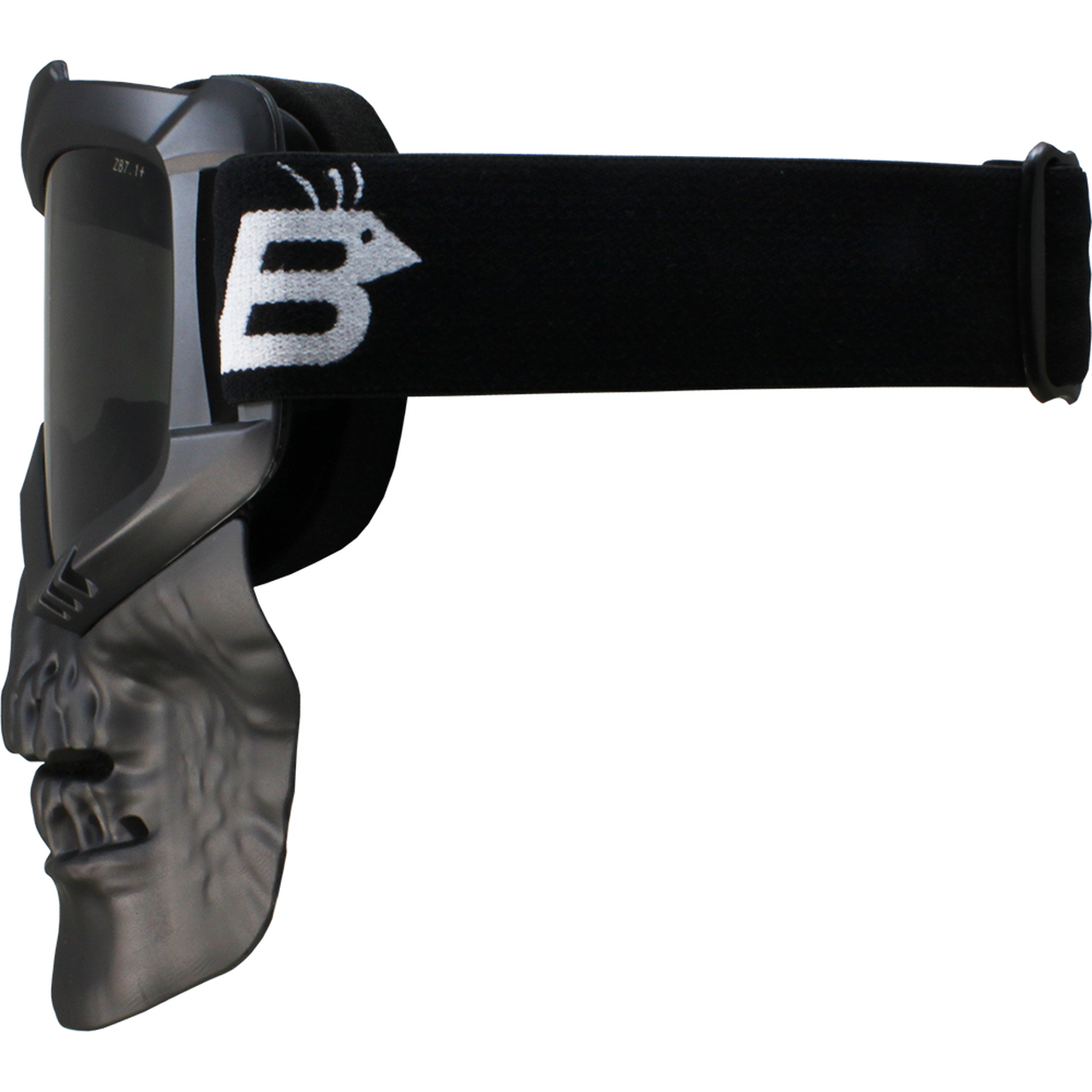 Over the Glasses Goggles with Black Skull Facemask- SkullBird