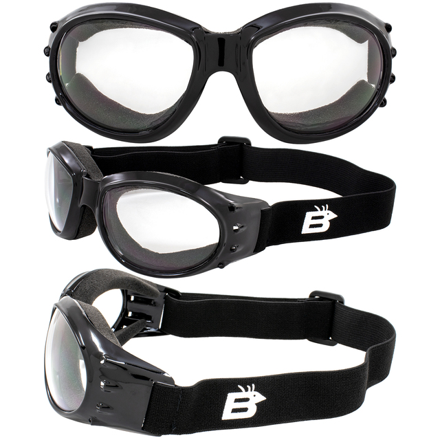 Eagle Motorcycle Goggles clear