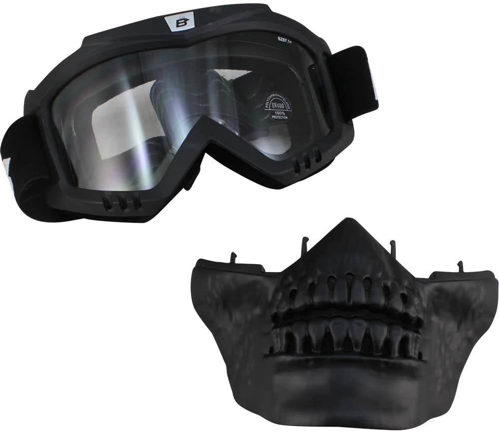 skullbird goggles clear lenses