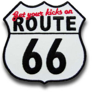 Route 66 Get Your Kicks Patch