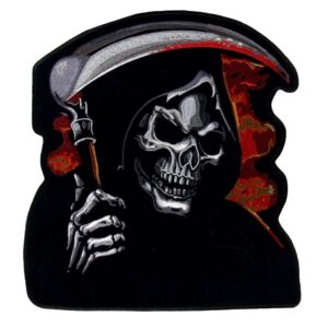 Grim Reaper Biker Patch