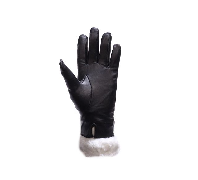 Women's Leather Gloves With Fur Lining