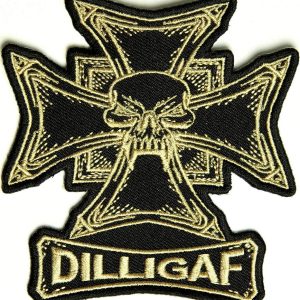 DILLIGAF Skull Patch