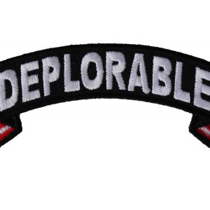 Deplorable Small Flag Rocker Patch