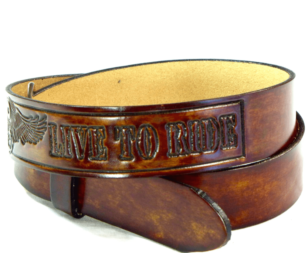Ride to Live, Live to Ride Biker Belt