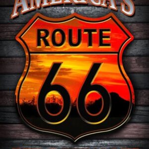 Route 66 Sunset Sign