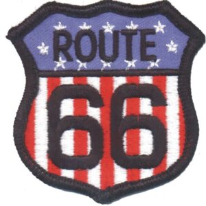 Route 66 American Flag Patch
