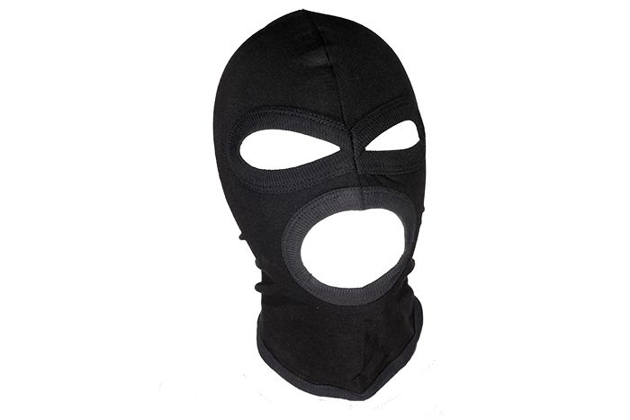Full Face Mask - Black front