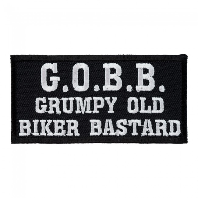 G.O.B.B. Grumpy Old Biker Bastard Patch