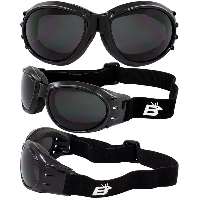 Eagle Motorcycle Goggles super dark