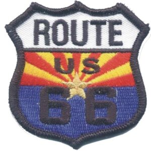 Arizona Flag Route 66 Shield Patch