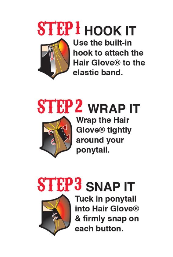 Skulls Leather Ponytail Wrap