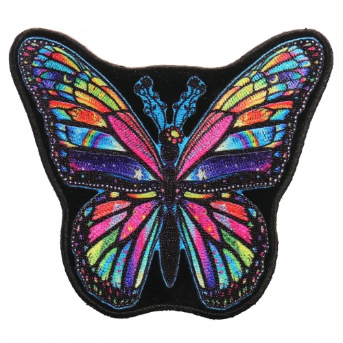 Rainbow Butterfly Patch large