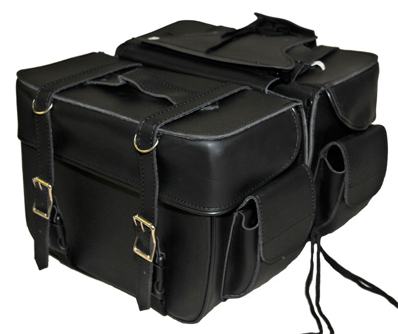 Medium 2 Strap Saddle Bag with Pockets