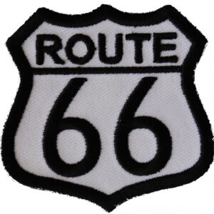 Route 66 Black & White Patch