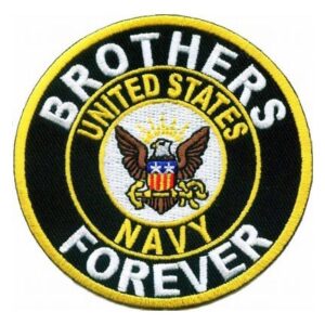 Brothers Forever Navy Patch
