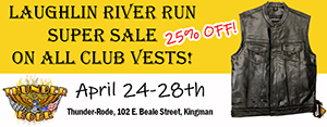 Laughlin River Run Club Vest Sale