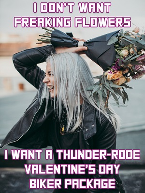 Biker Valentine's Day Packages from Thunder-Rode Motorcycle Accessories