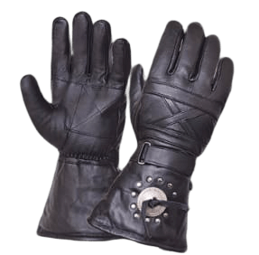 Gauntlet Gloves with Concho