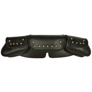 3 Compartment Low-Profile Studded Windshield Bag