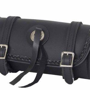 Motorcycle Tool Bag With Concho & Braid
